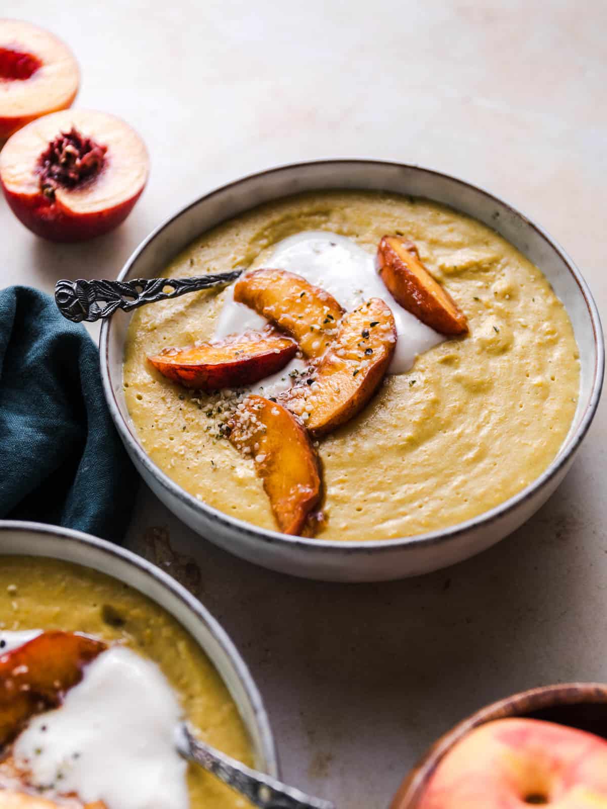 sweet polenta breakfast