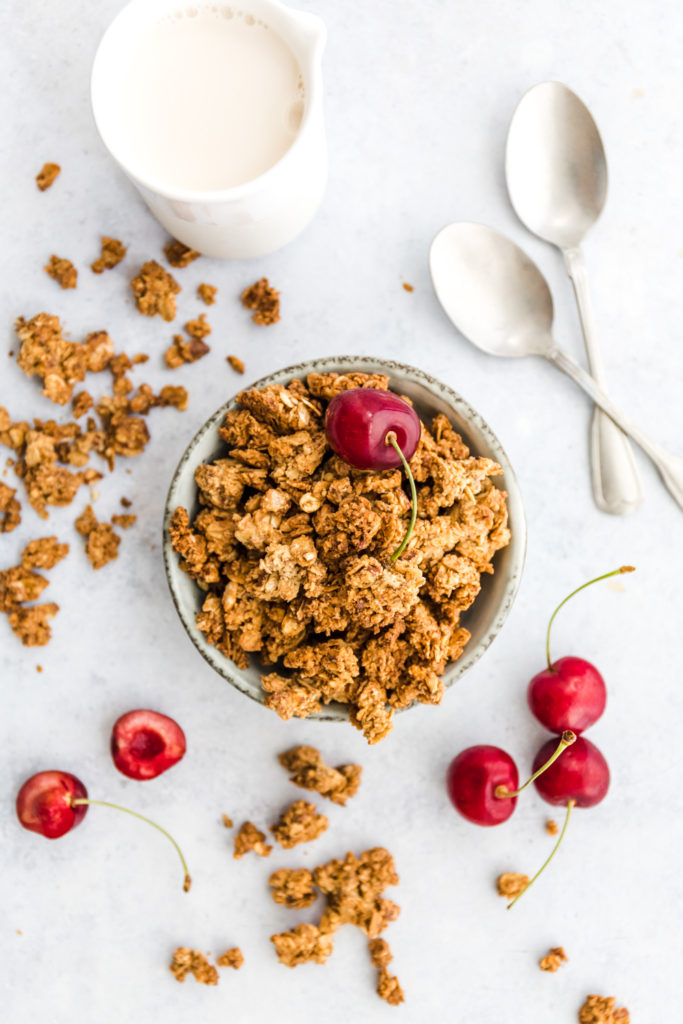 Vegan homemade granola #granola