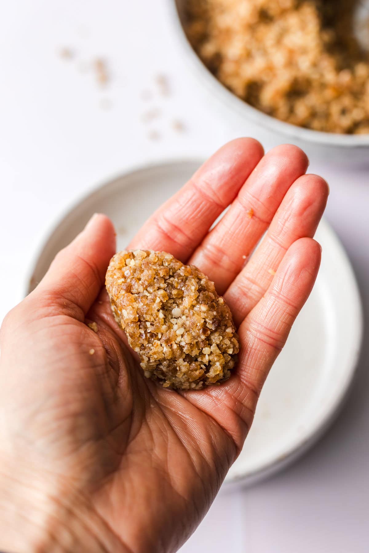 egg shaped raw vegan energy balls