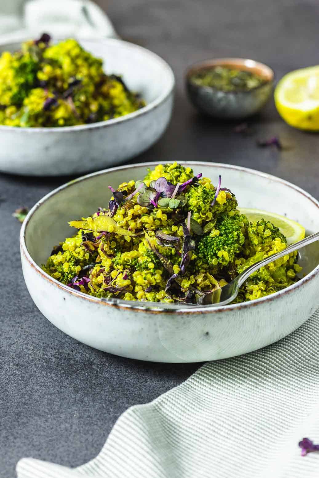 Vegan Curried Quinoa Salad #vegan#salad#quinoa
