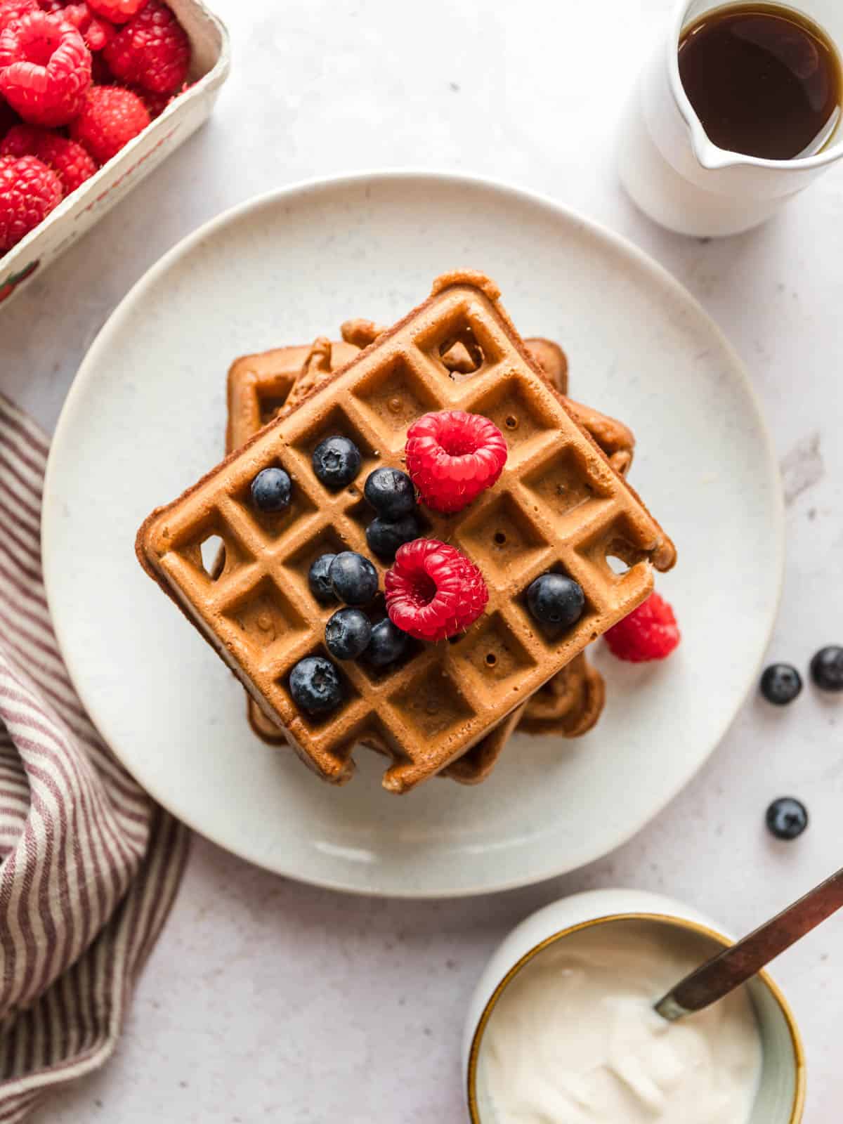 waffle stack vegan