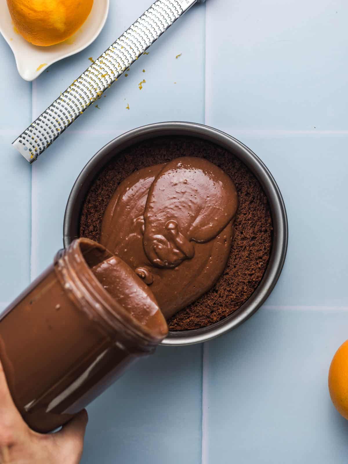 chocolate mousse vegan cake