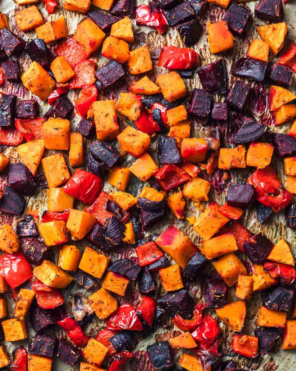 fall roasted veggies