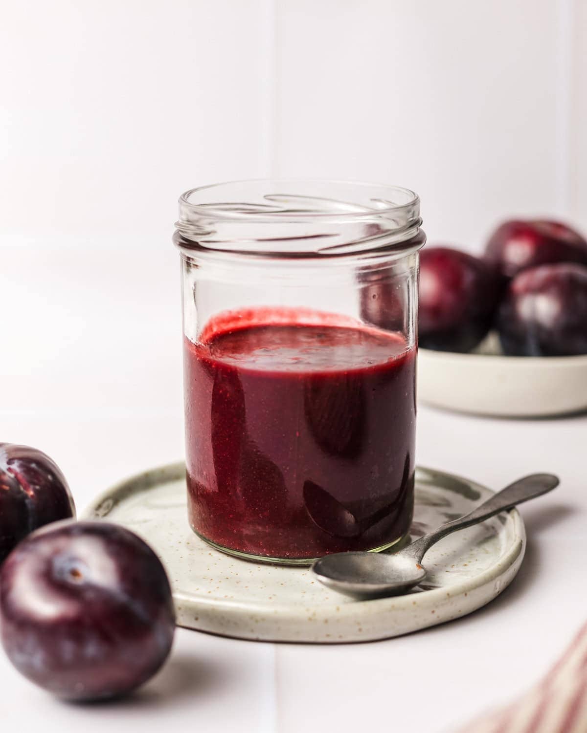 homemade bbq sauce with plums