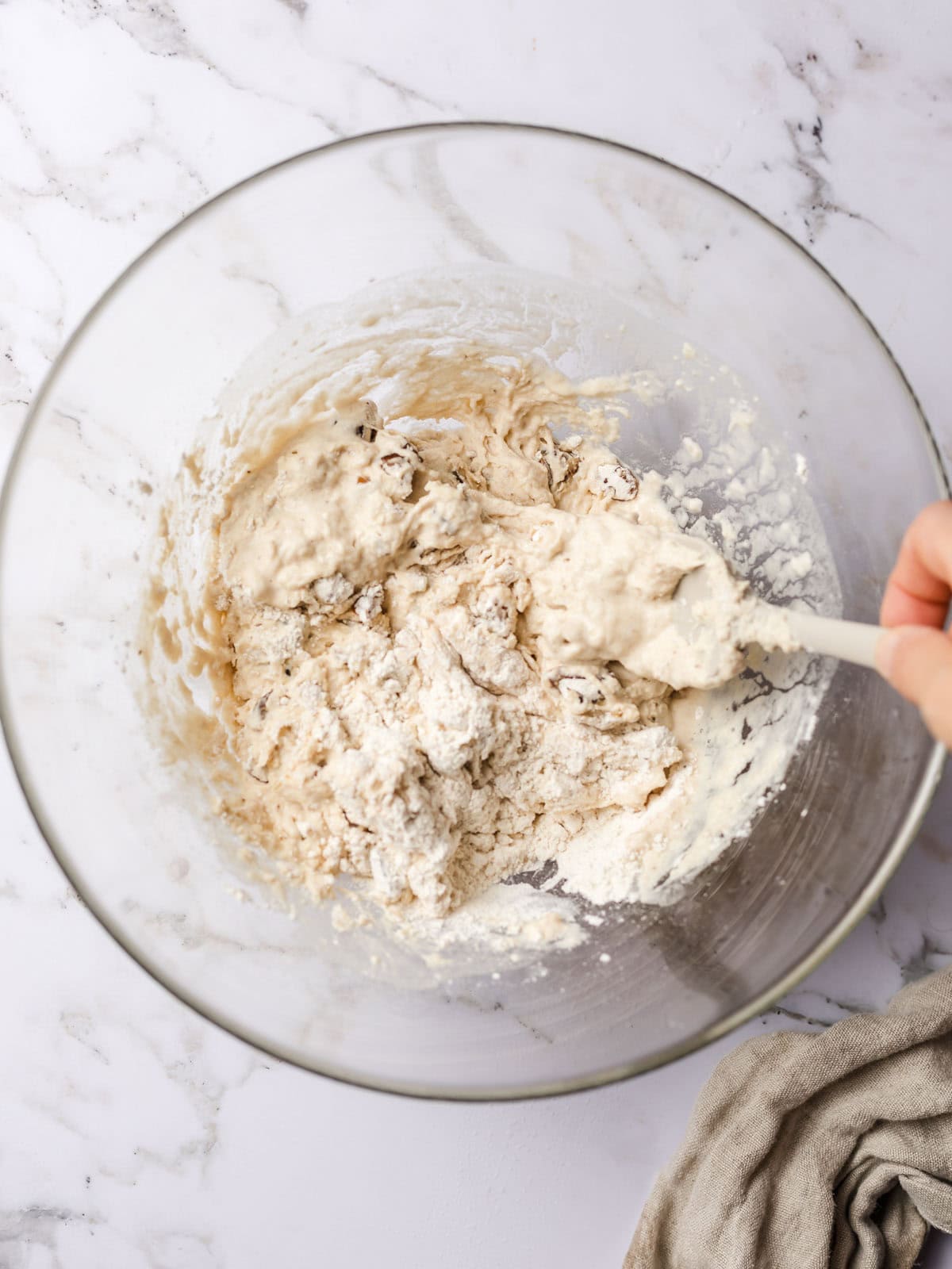 making no knead bread