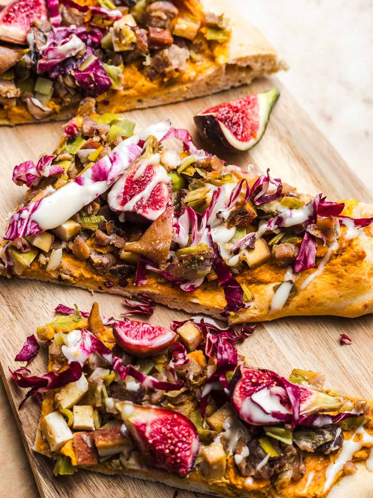 healthy vegan vegetable pizza