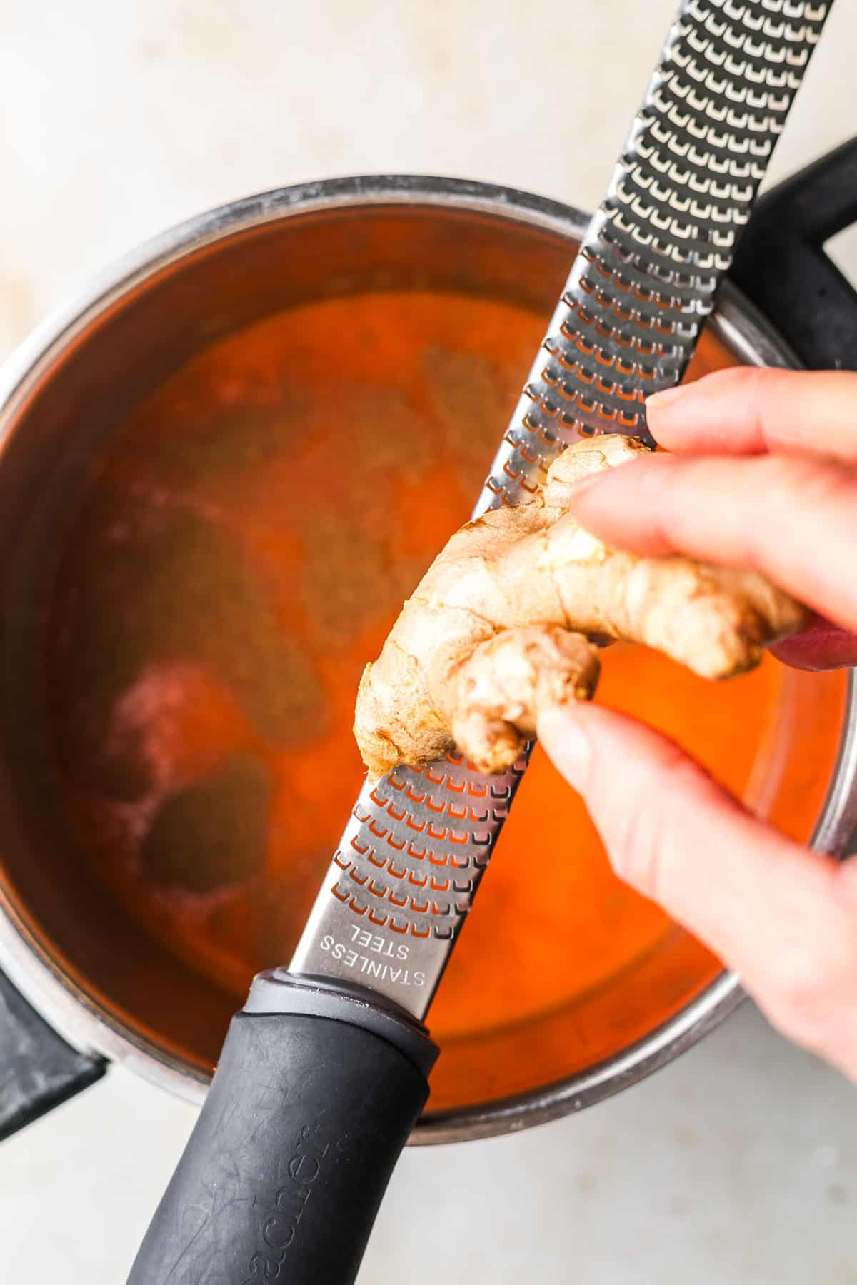 homemade ginger syrup