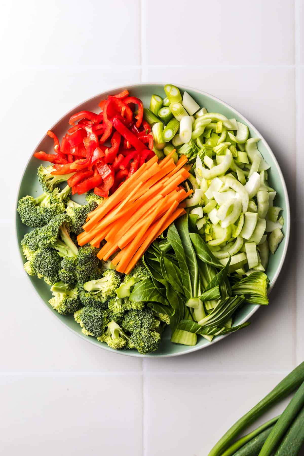 vegetables for asian noodles