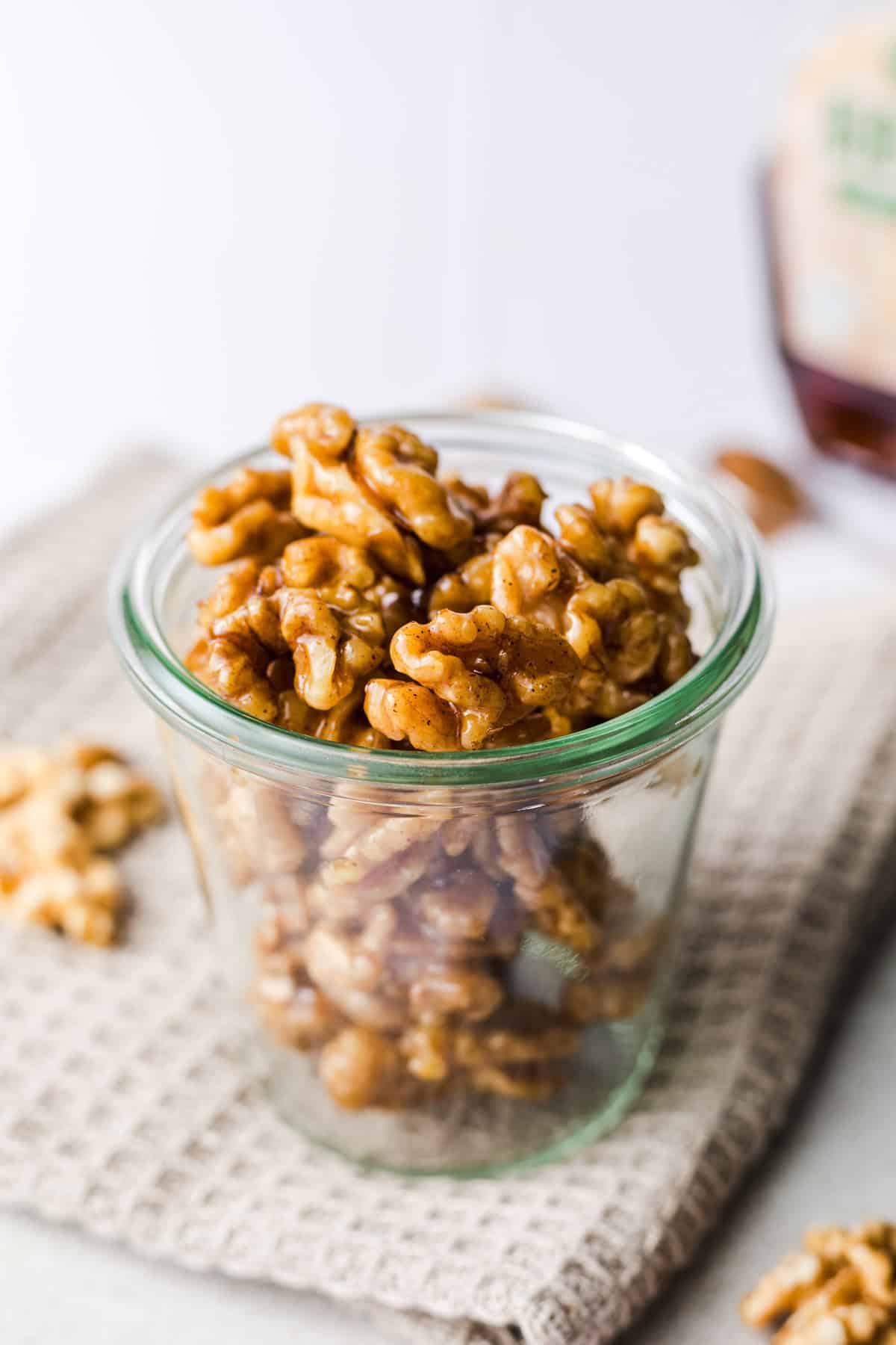 homemade caramelized walnuts