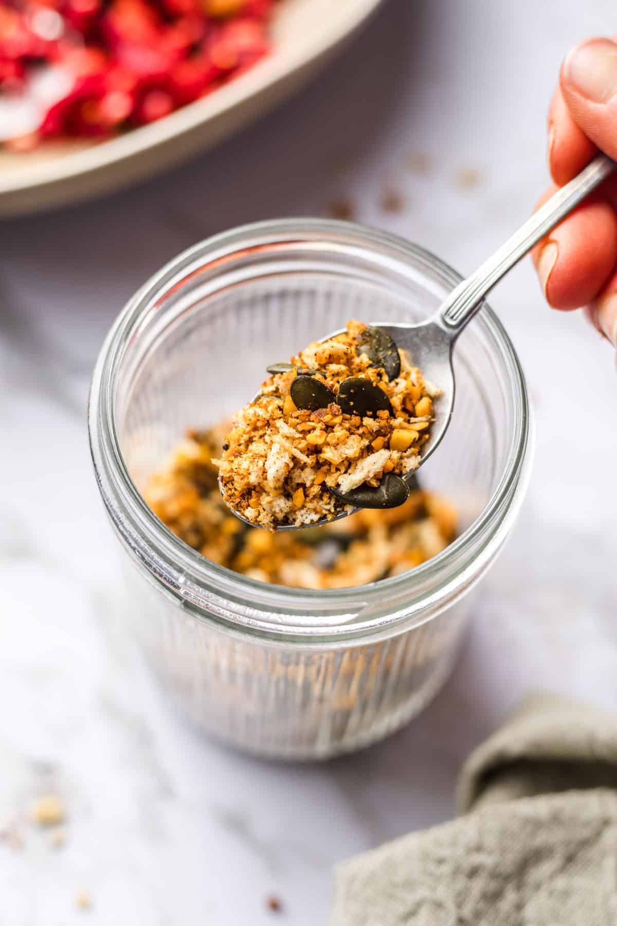 seed sprinkle for salads and soups