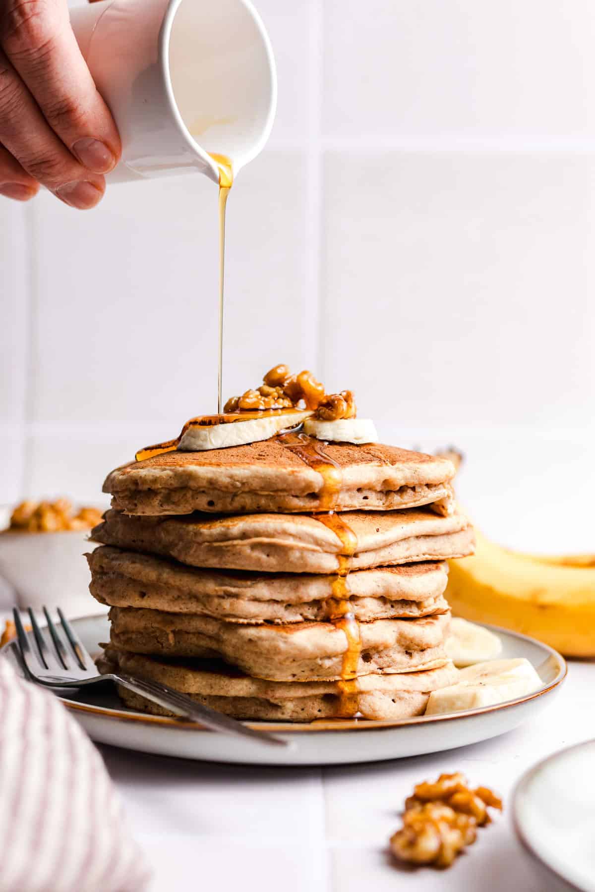 vegan banana pancakes