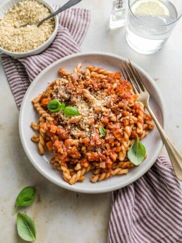 vegan bolognese