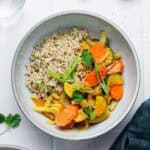 vegan thai lemongrass curry