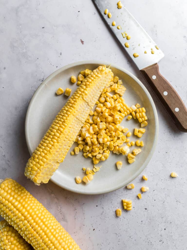 chopped corn