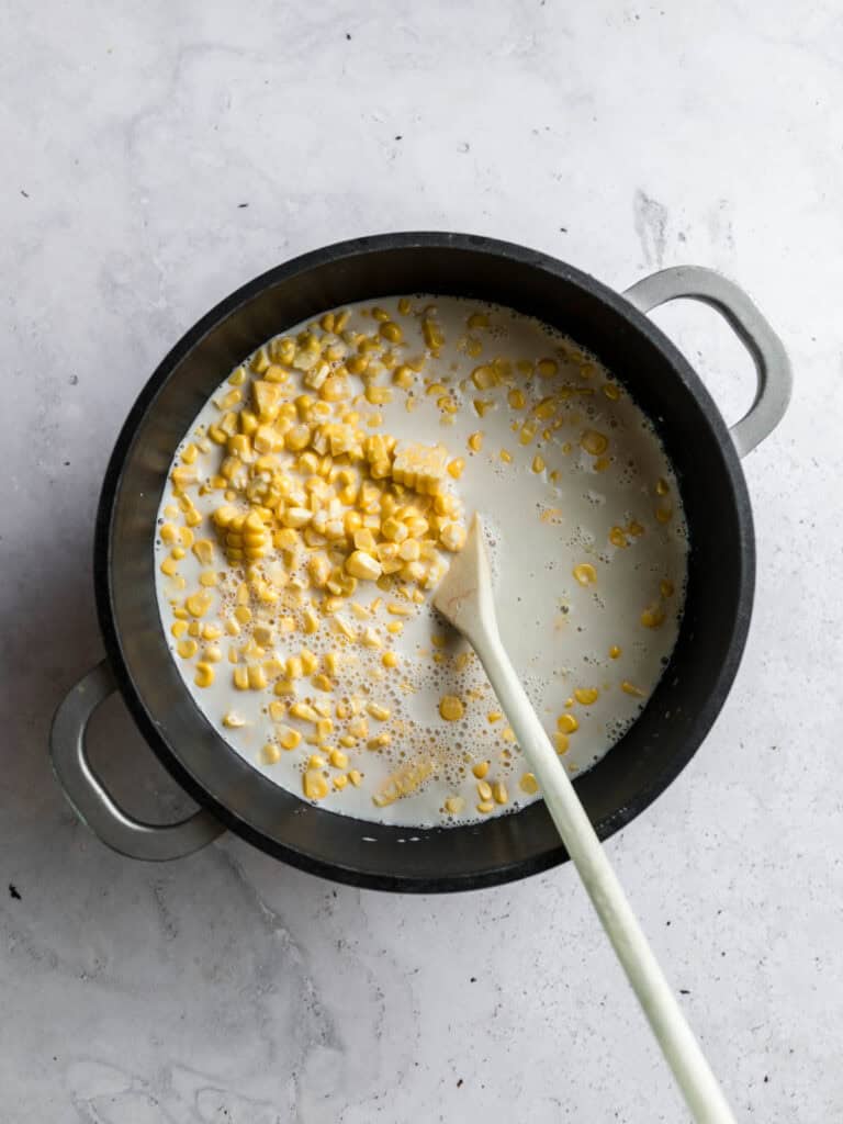 cooking corn
