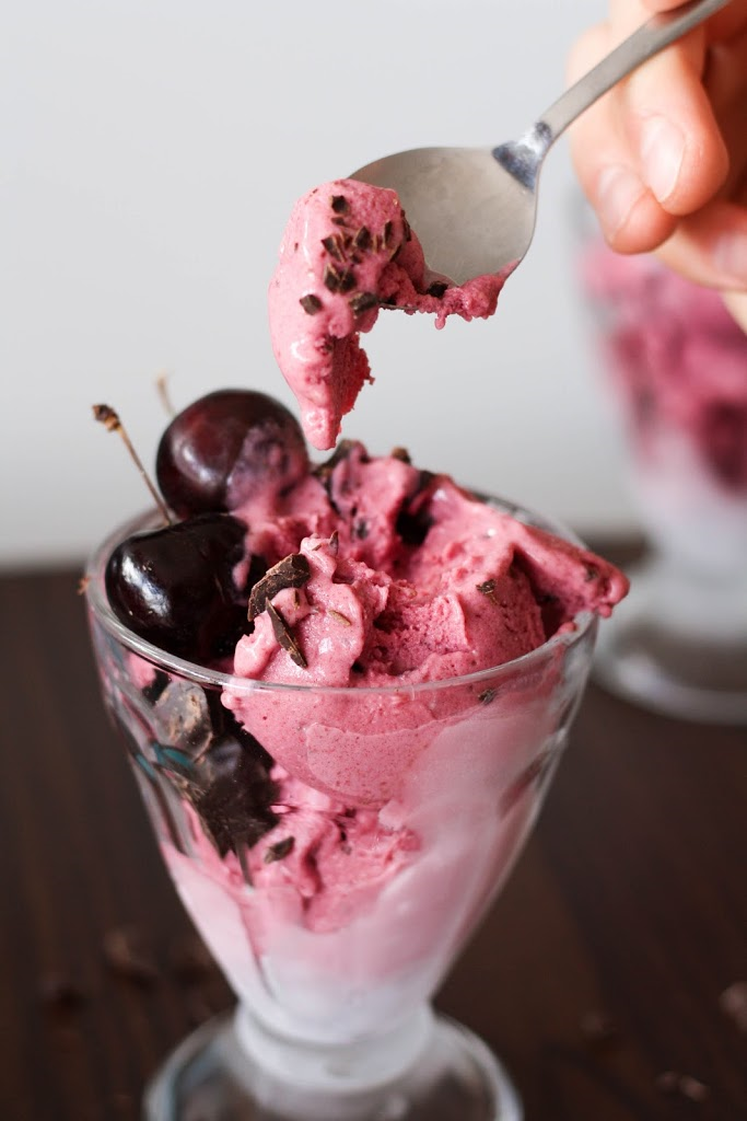 vegan cherry gelato