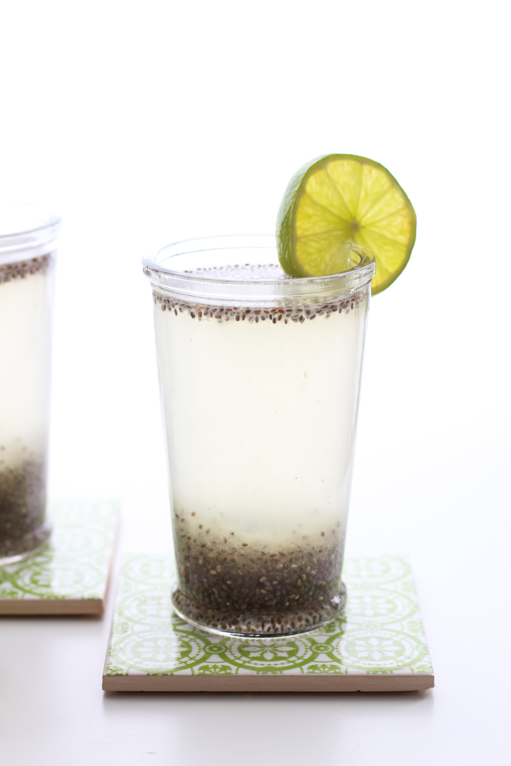 beverage with chia seeds