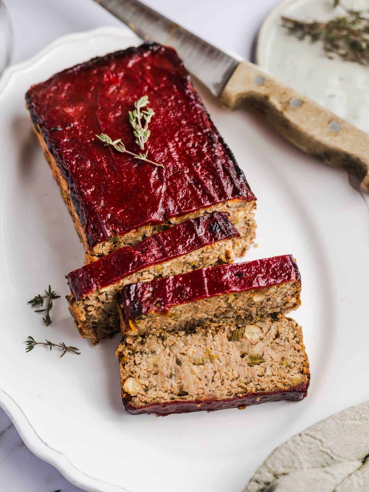 vegetarian chickpea loaf