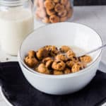 homemade crunchy vegan cookie cereal with oat flour #vegan #cookie #cereal