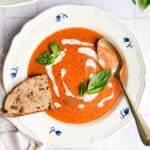 Easy vegan tomato soup