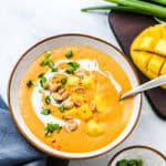 Thai-Mango-Peanut-Soup #vegan #thai #soup