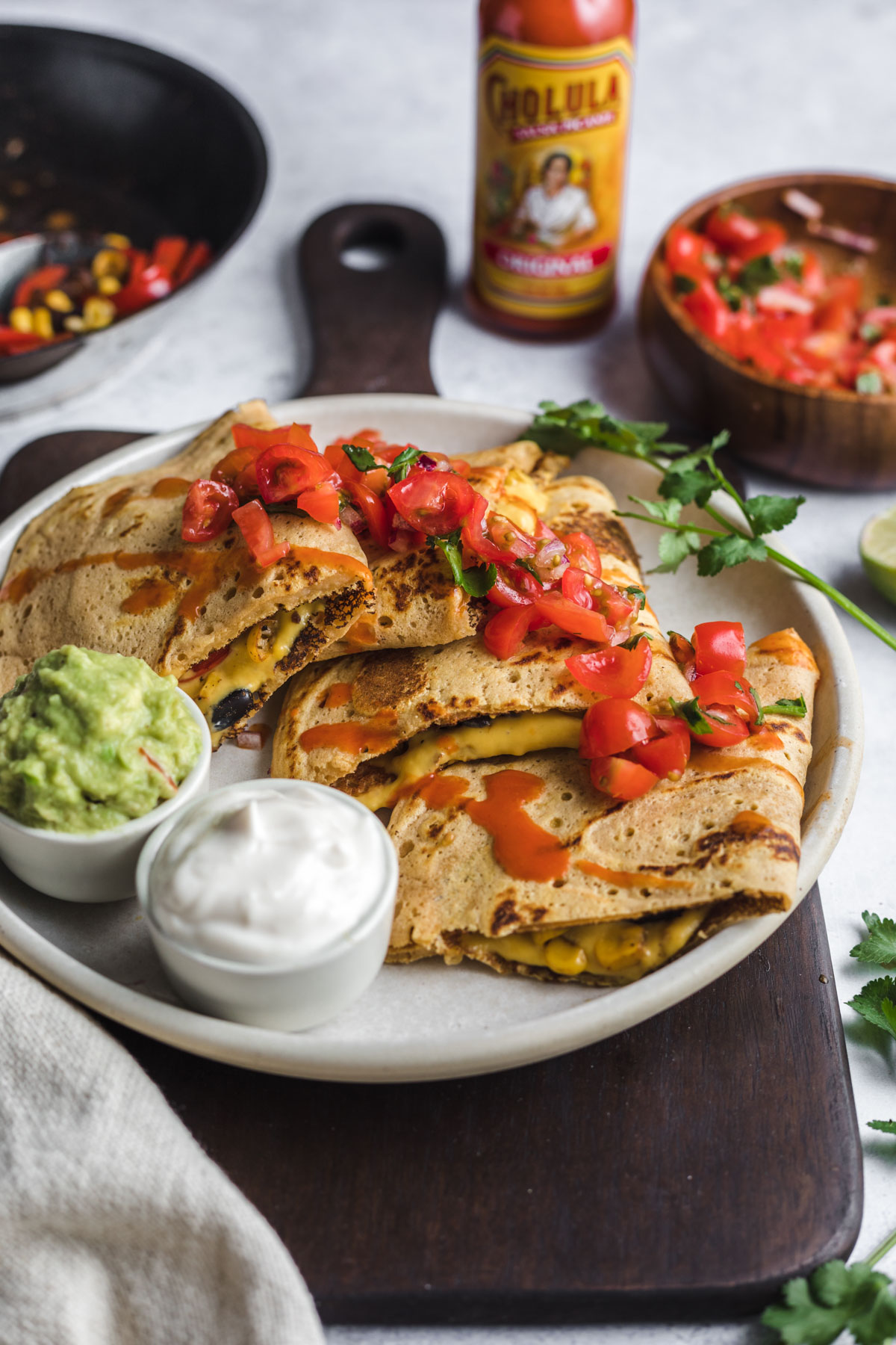 vegan quesadillas gluten-free