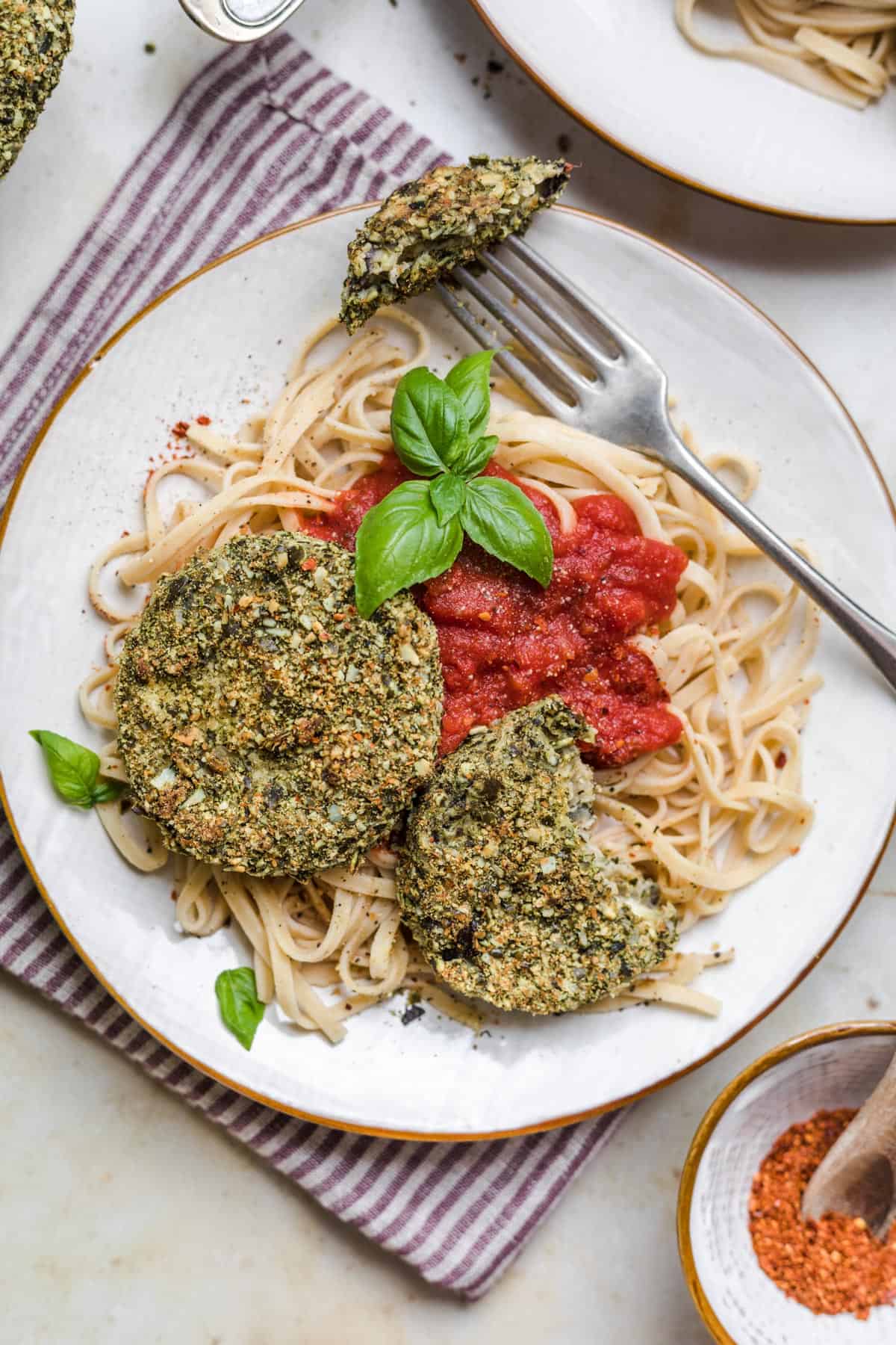 air-fryer eggplant parmesan vegan