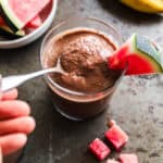 vegan chocolate slushy