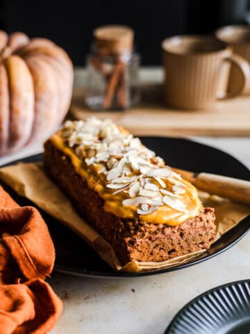 vegan sugar-free pumpkin bread
