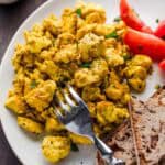 vegan scrambled eggs recipe