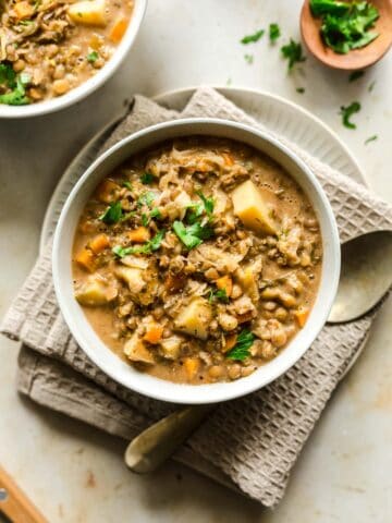 vegan lentil stew