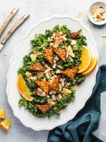raw kale salad vegan