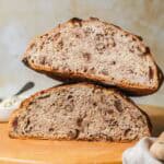 no knead bread with walnuts and dates