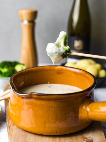 healthy vegan fondue