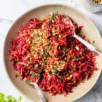 raw beetroot salad without oil