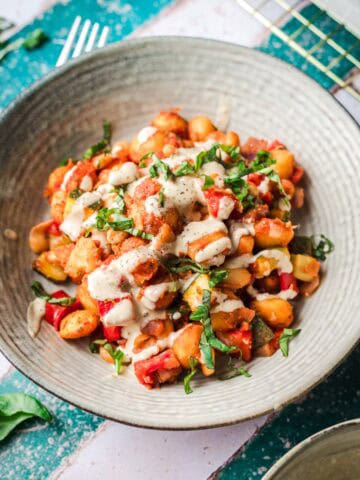 vegan tomato gnocchi bake
