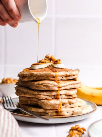 vegan banana pancakes