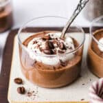 vegan mocha chia cups without sugar