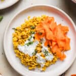 vegan one pot meal with rice and chickpeas