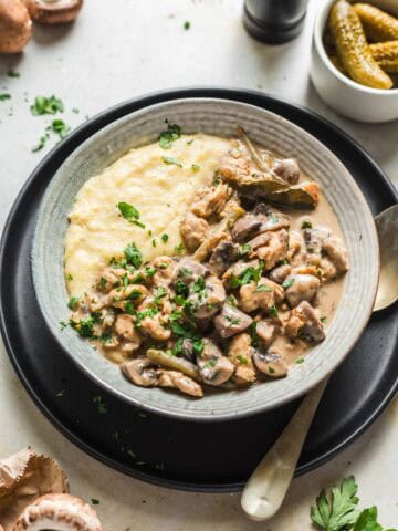 high protein vegan stroganoff recipe