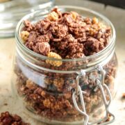 veganes schoko knuspermüsli
