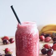 roter früchte shake