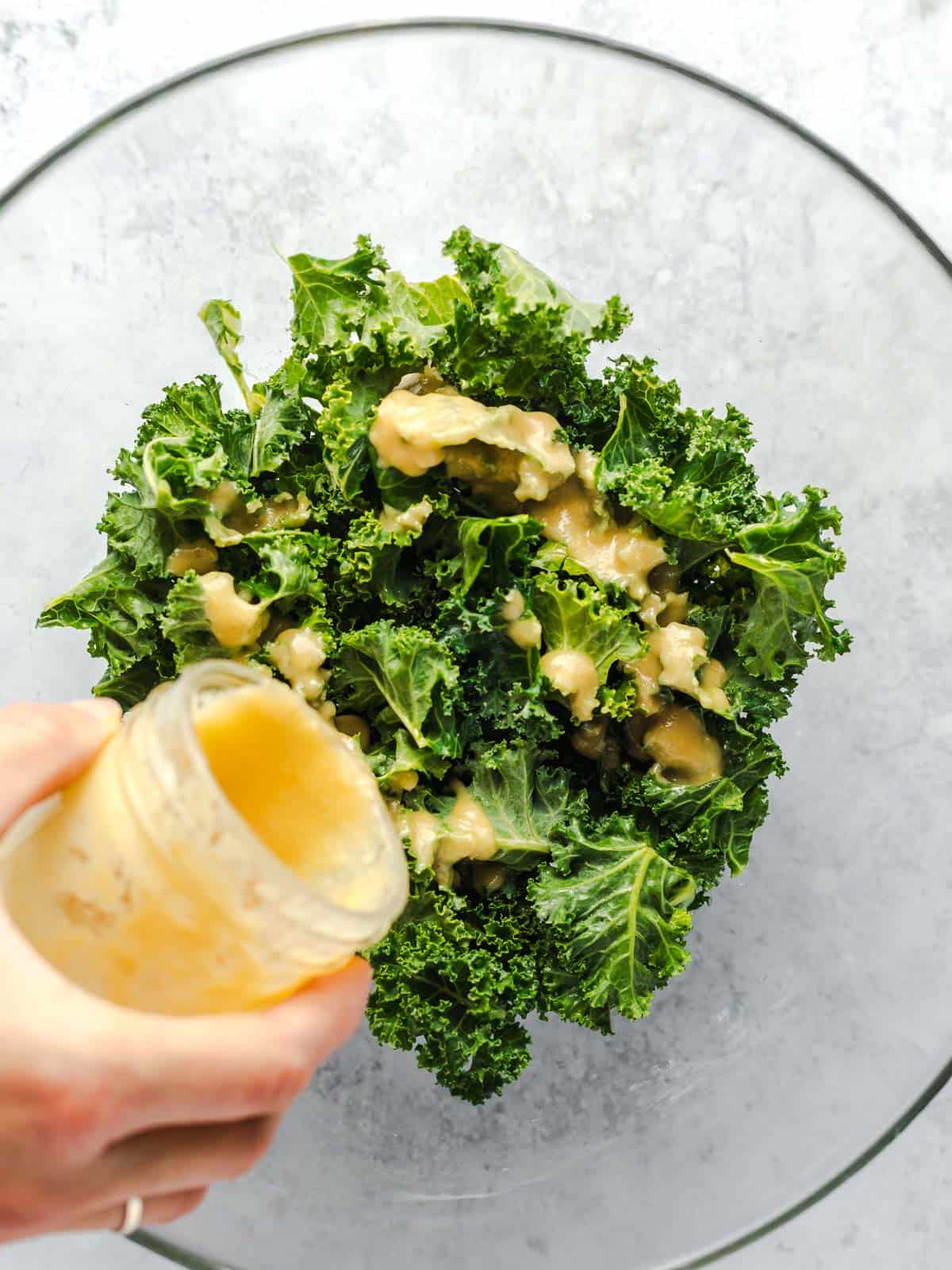 Grünkohl Salat