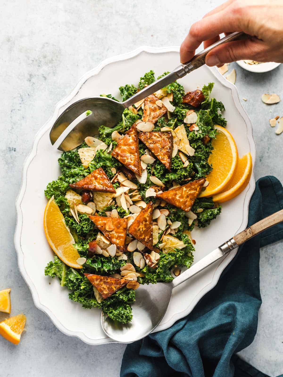 grünkohlsalat vegan