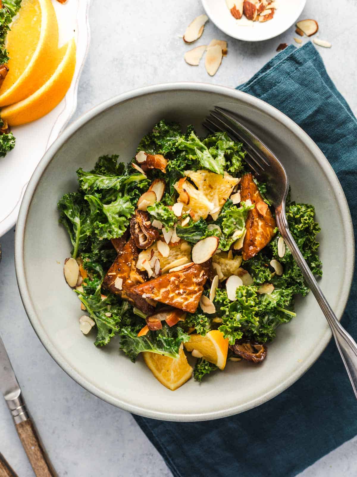 salat mit orangen
