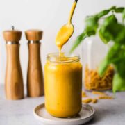 This image has an empty alt attribute; its file name is nut-free-vegan-cheese-sauce-4470.jpg