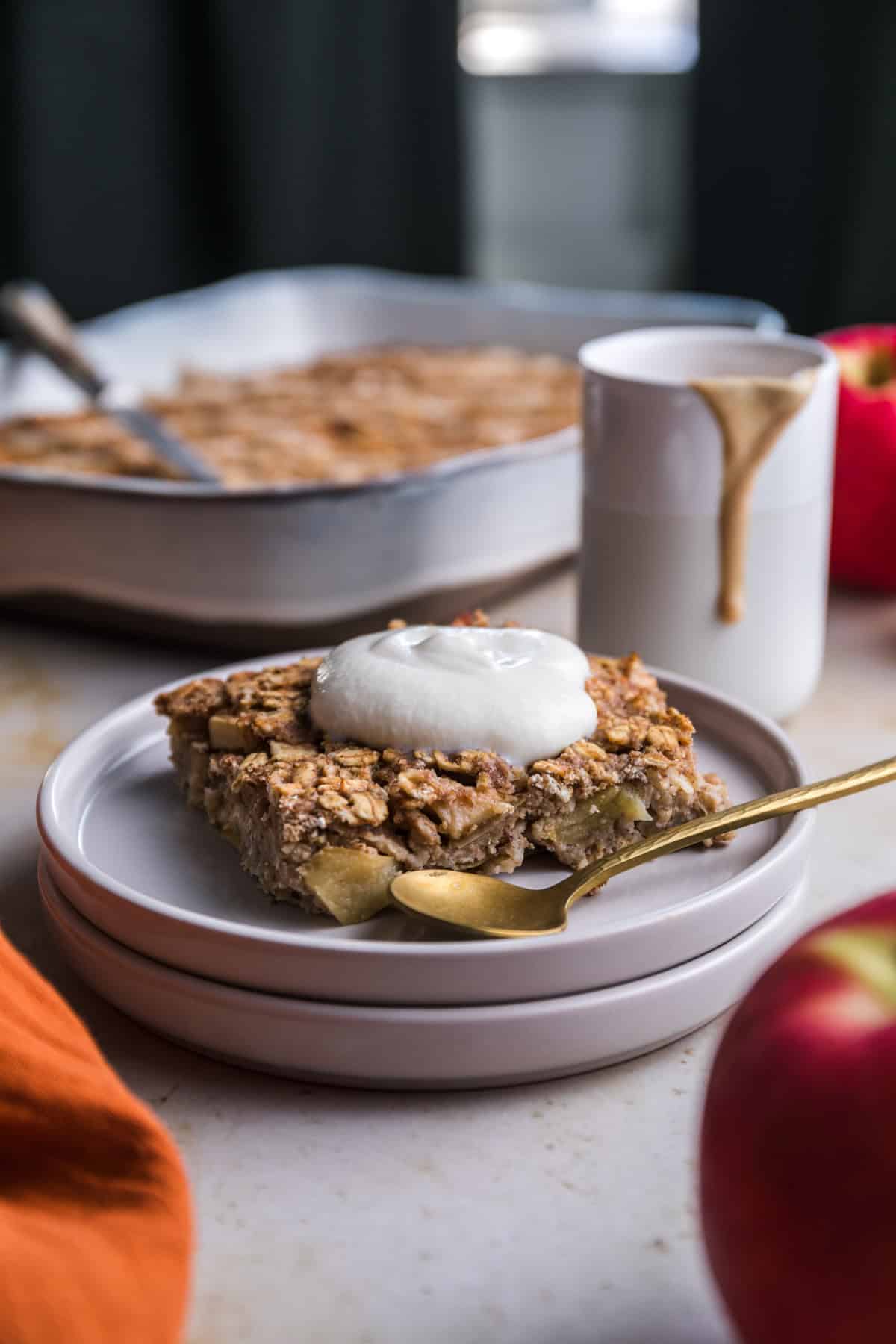 vegane Haferschnitten mit Erdnusscreme