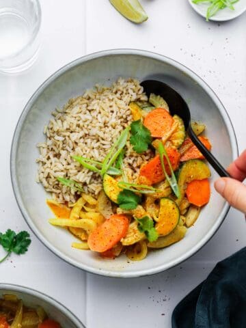 thai curry rezept vegan