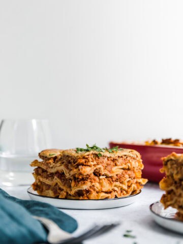 Vegane Lasagne #sojafrei #lasagne