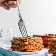 Vegane Lasagne #sojafrei #lasagne